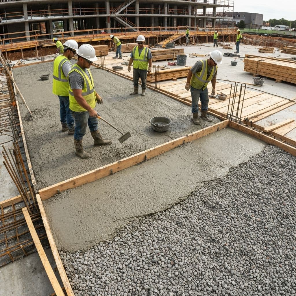 Penggunaan batu split di proyek konstruksi - material agregat berkualitas tinggi